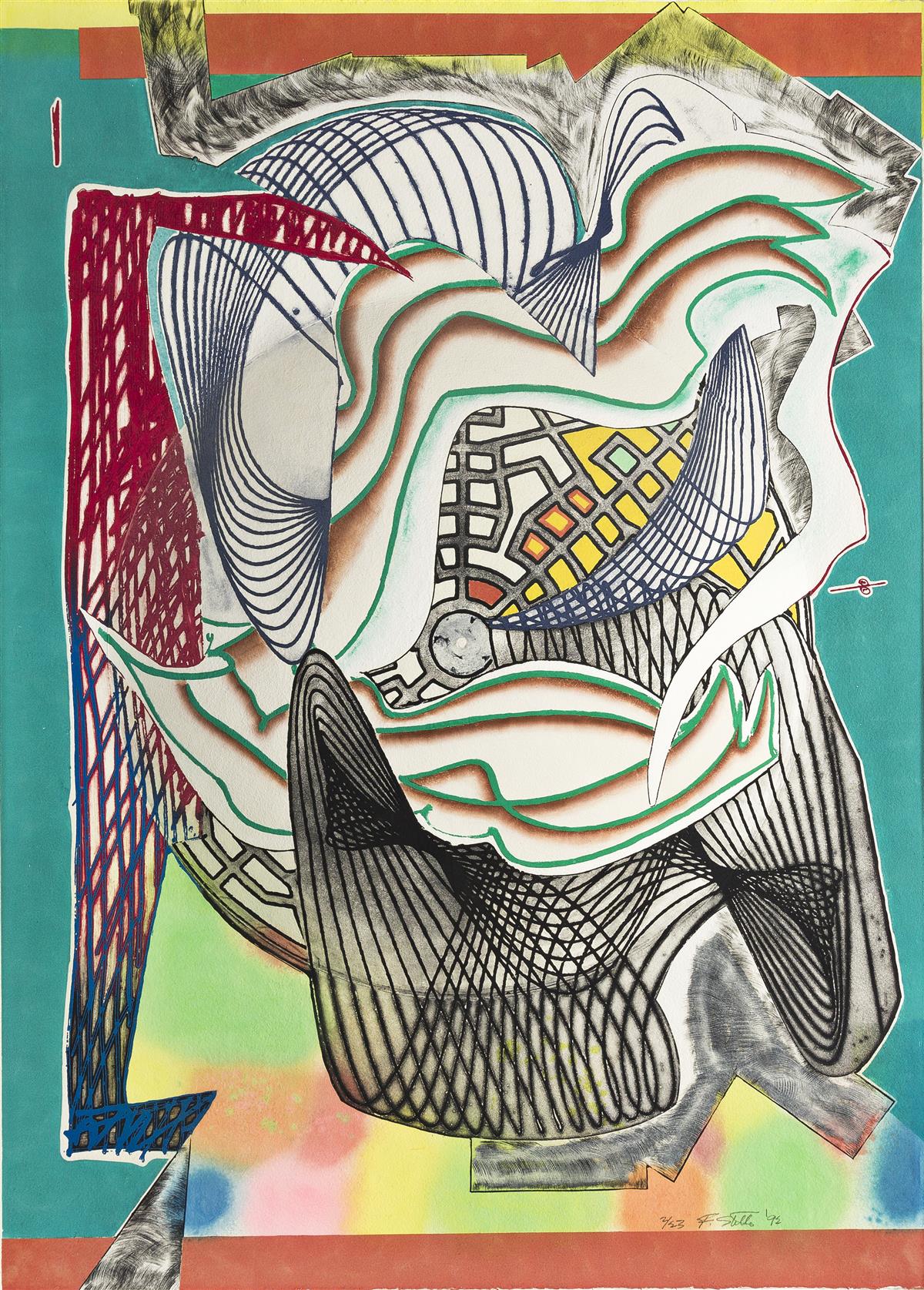 FRANK STELLA The Funeral (Dome).